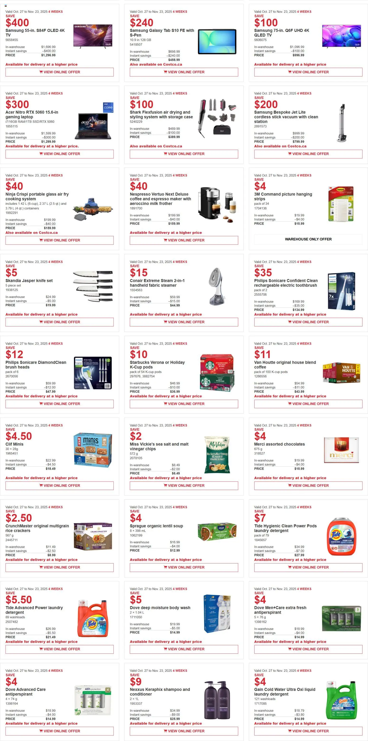 Costco flyer valid from 27.10.2025 | Page: 2