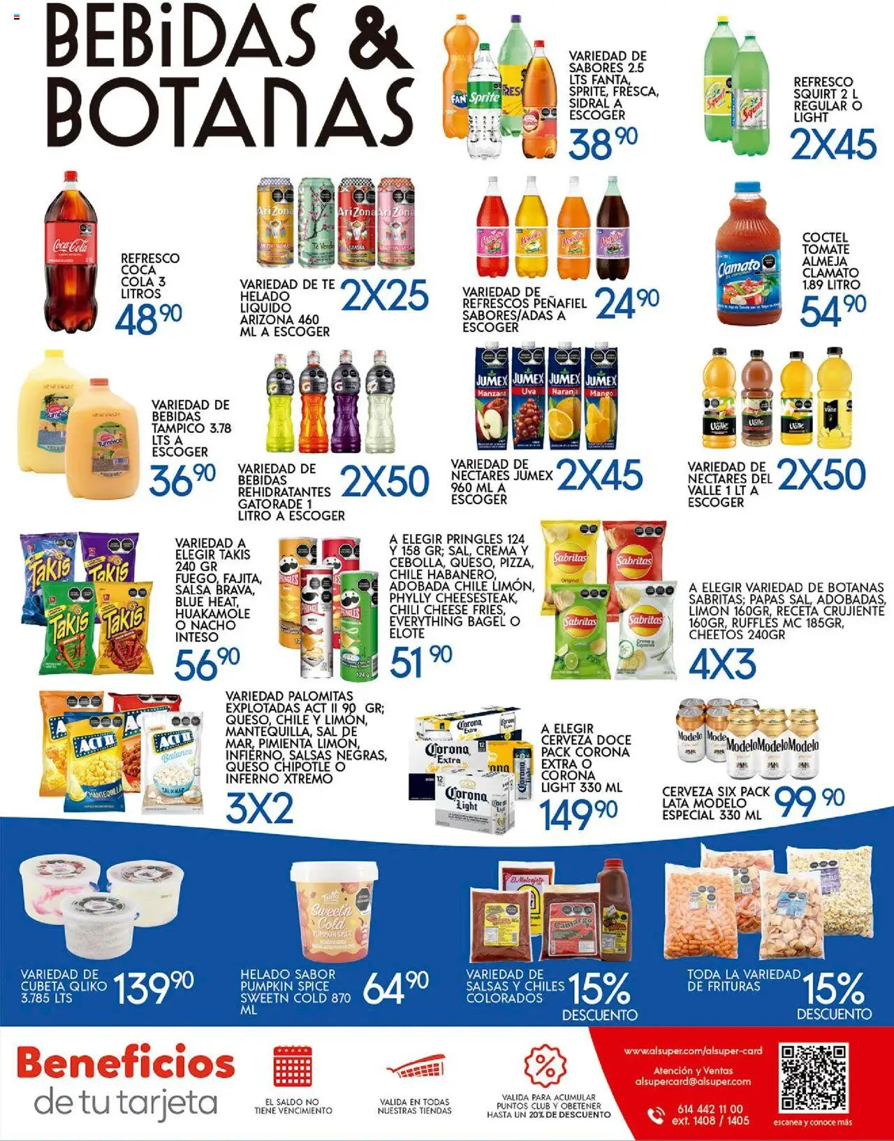 Nuevas ofertas de Alsuper válidas en toda la República Mexicana desde el 17.10.2025. ¡Encuentra las mejores ofertas en Alsuper folleto Laguna! | Página: 7 | Productos: Refresco, Tomate, Helado, Té