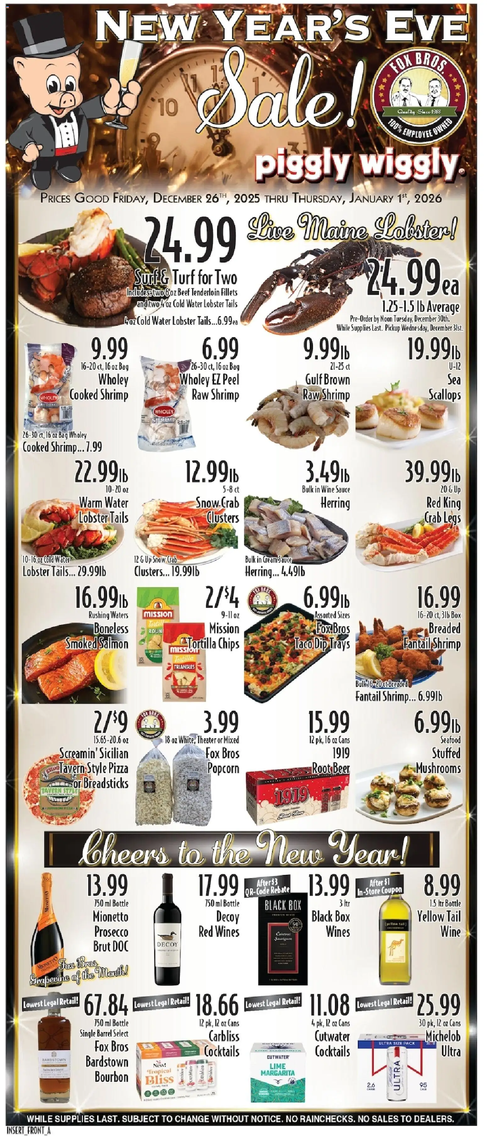 Piggly Wiggly Weekly Ad - valid from 26.12.2025 | Page: 2 | Products: Beef, Bourbon, Sauce, Lime