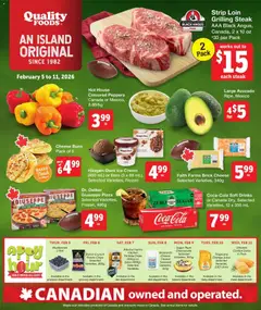 Preview of Quality Foods weekly flyer / circulaire from shop Quality Foods valid from 05.02.2026