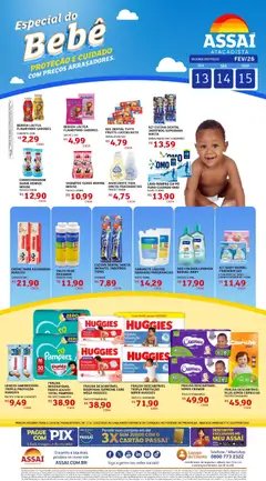 Encarte Assaí Atacadista - PA - Pré-Visualização do folheto da loja Assaí Atacadista, válido de 13.02.2026