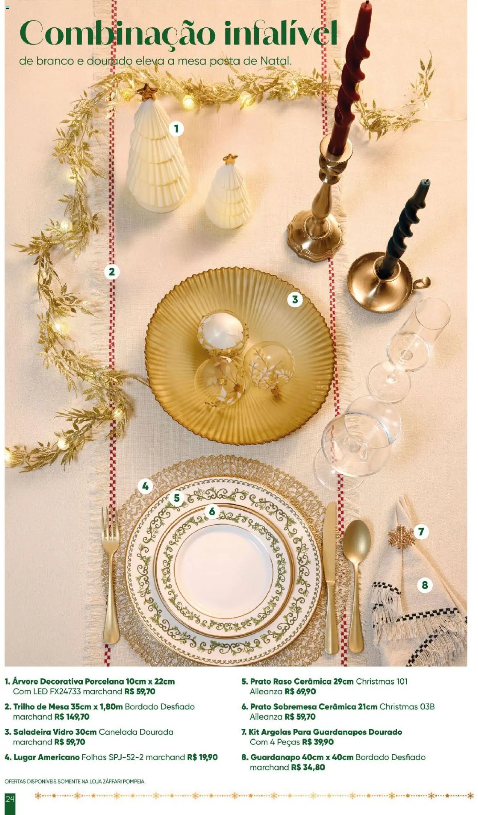 Zaffari Folheto - válido de 28.10.2025 | Página: 24 | Produtos: Mesa, Guardanapo