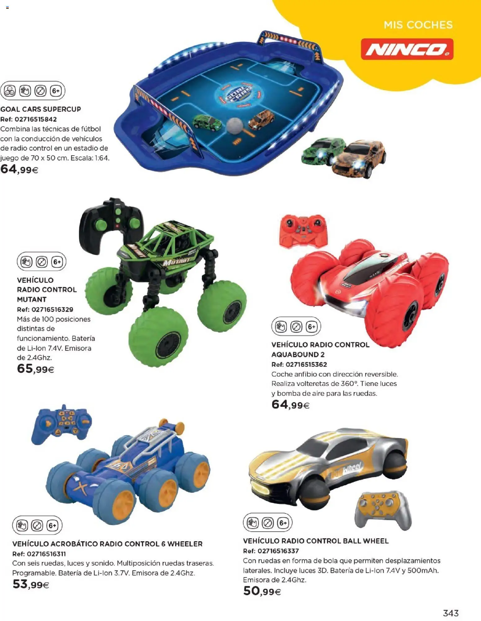 Nuevas ofertas de El Corte Inglés válidas en toda la República Mexicana desde el 27.10.2025. ¡Encuentra las mejores ofertas en El Corte Inglés catálogo Juguetes! | Página: 343 | Productos: Radio, Juego, Batería