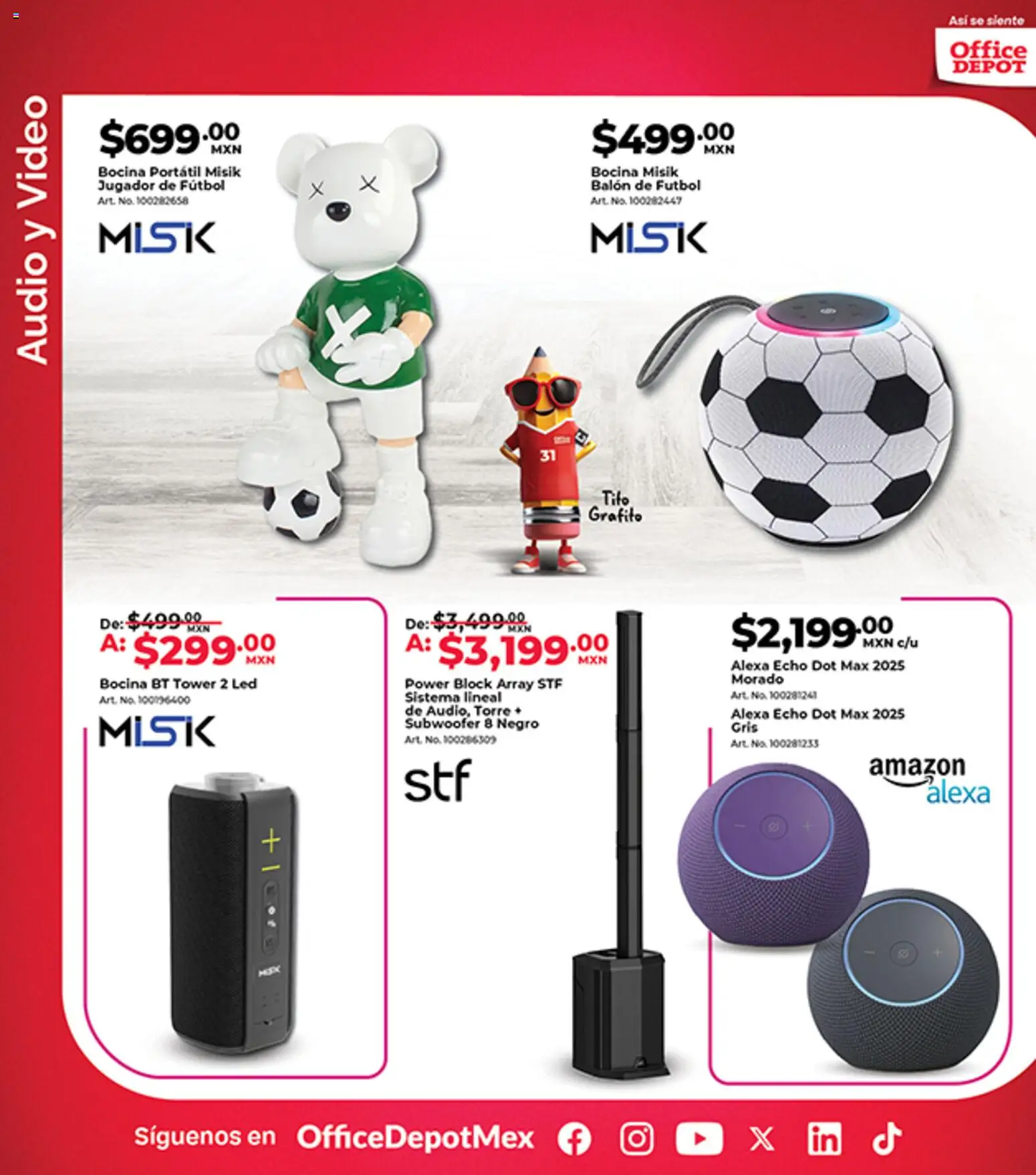 Nuevas ofertas de Office Depot válidas en toda la República Mexicana desde el 01.04.2026. ¡Encuentra las mejores ofertas en Office Depot catálogo! | Página: 10