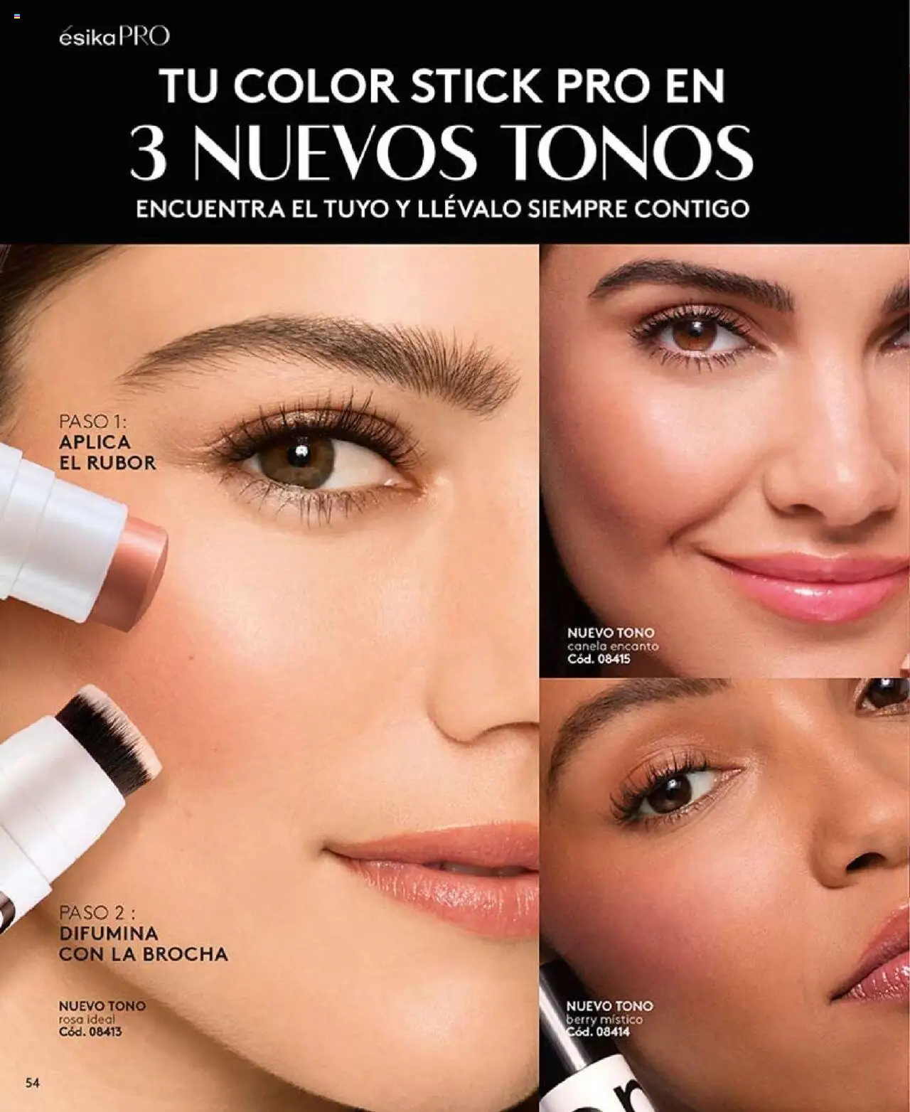 Catálogo Ésika válido desde 23.06.2025 | Página: 54 | Productos: Brocha, Rubor