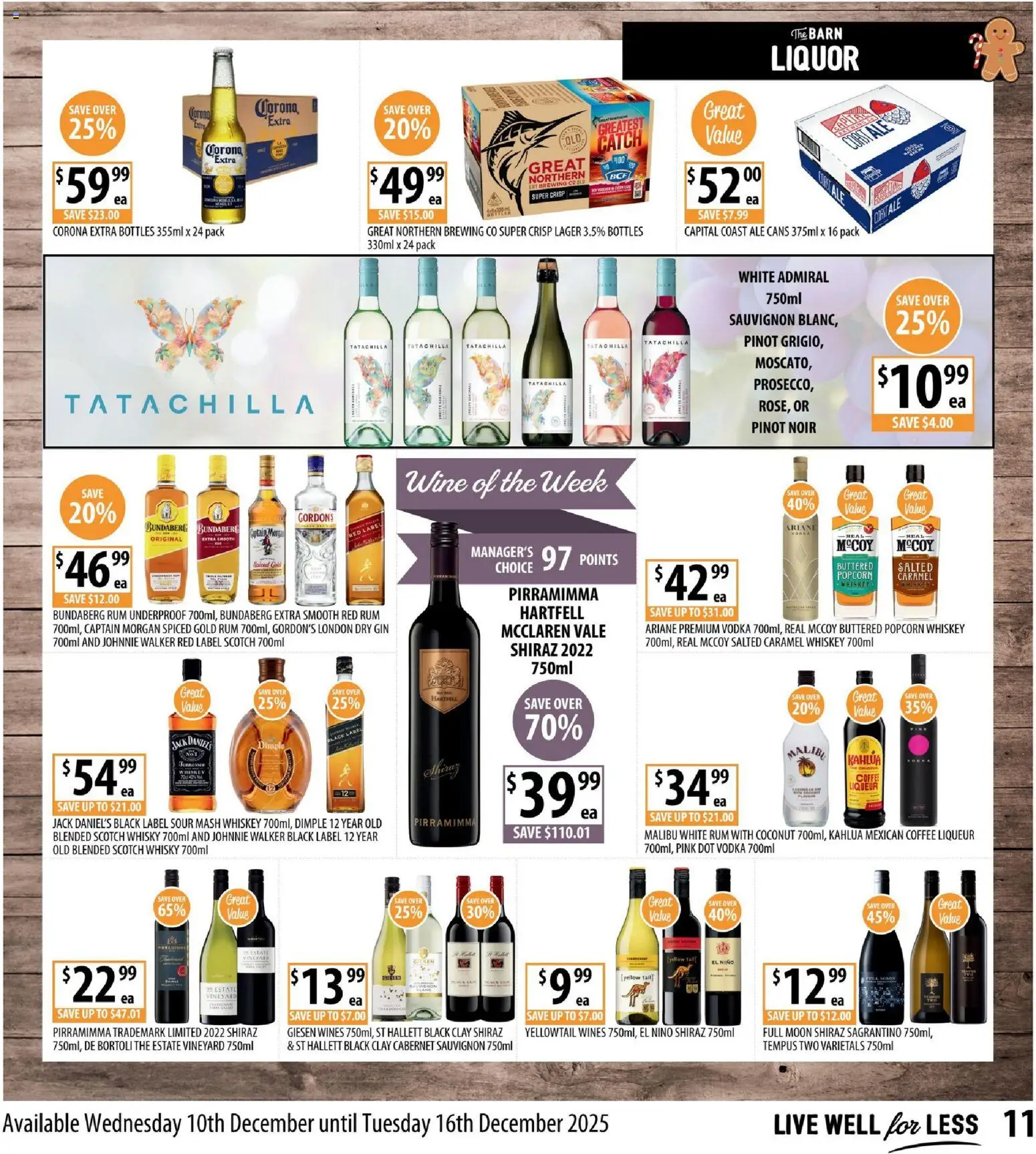 Supabarn catalogue - valid from 10.12.2025 | Page: 11 | Products: Gin, Popcorn, Whiskey, Clay