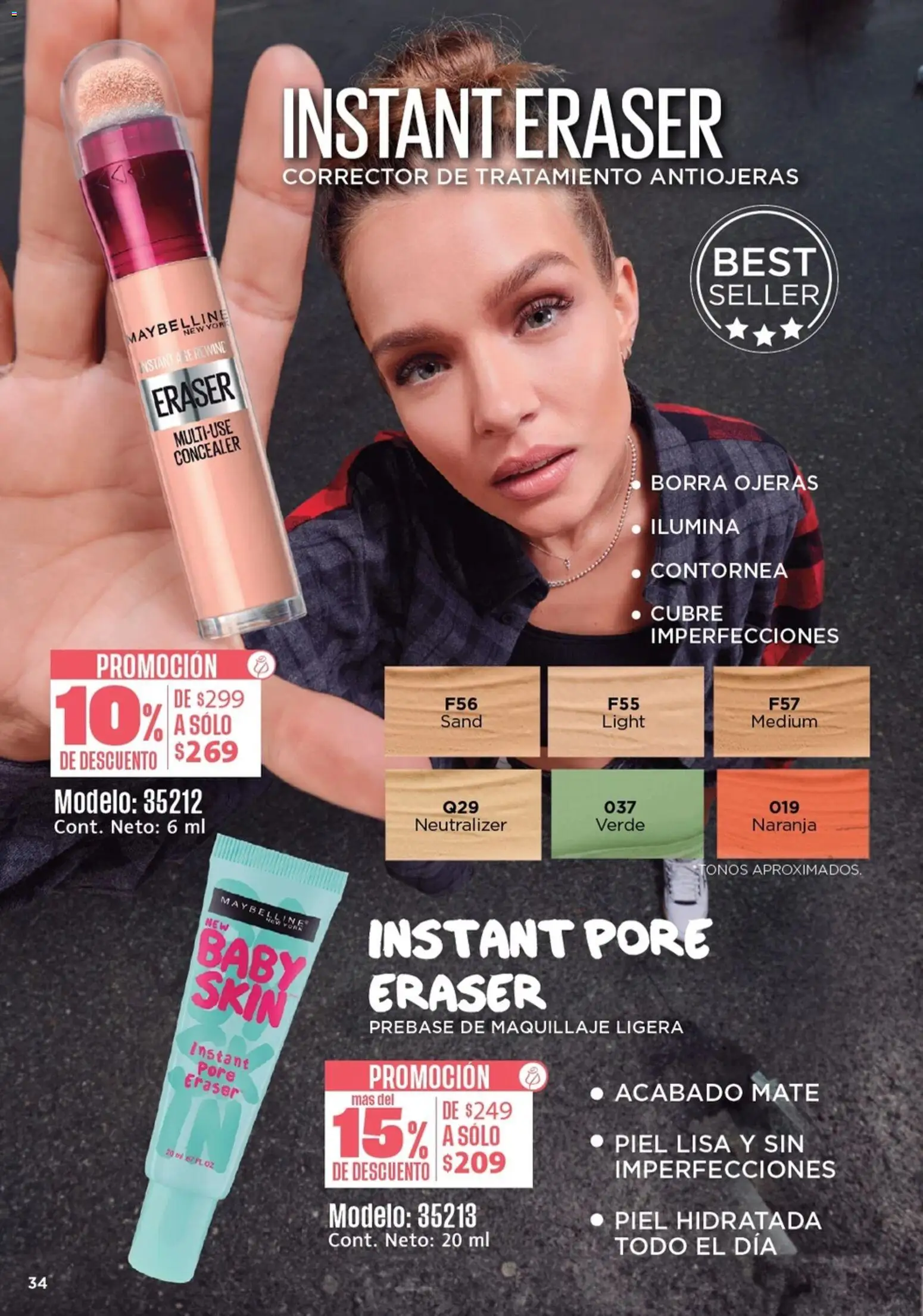 Nuevas ofertas de Ilusión válidas en toda la República Mexicana desde el 01.03.2026. ¡Encuentra las mejores ofertas en Ilusión catálogo Marcas Amigas! | Página: 36 | Productos: Mate, Maquillaje, Corrector