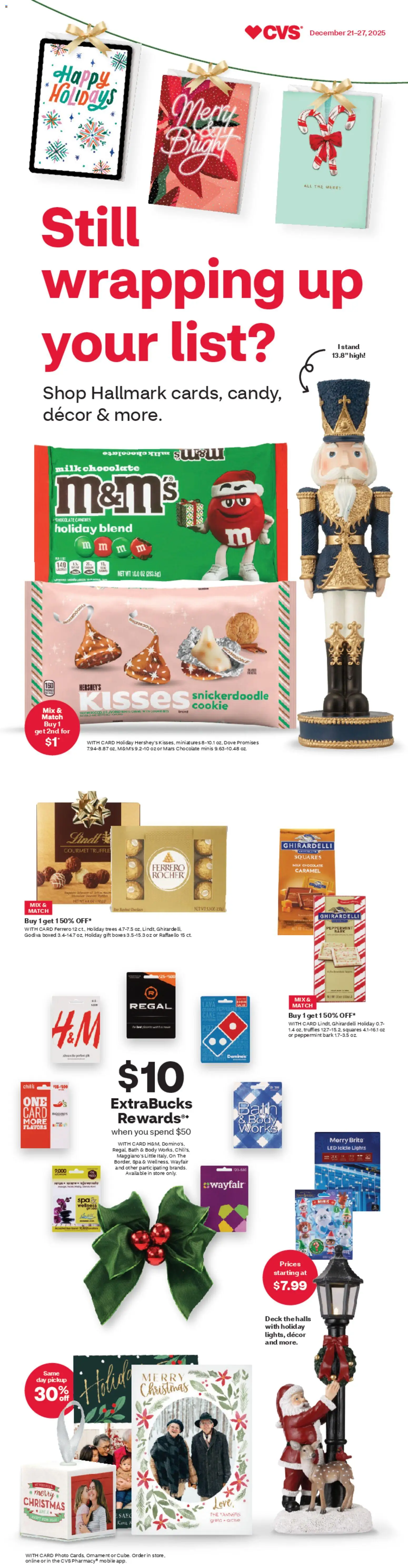 CVS Pharmacy Weekly Ad - NM - valid from 21.12.2025 | Page: 1 | Products: Peppermint, Milk, Chocolate, Candies