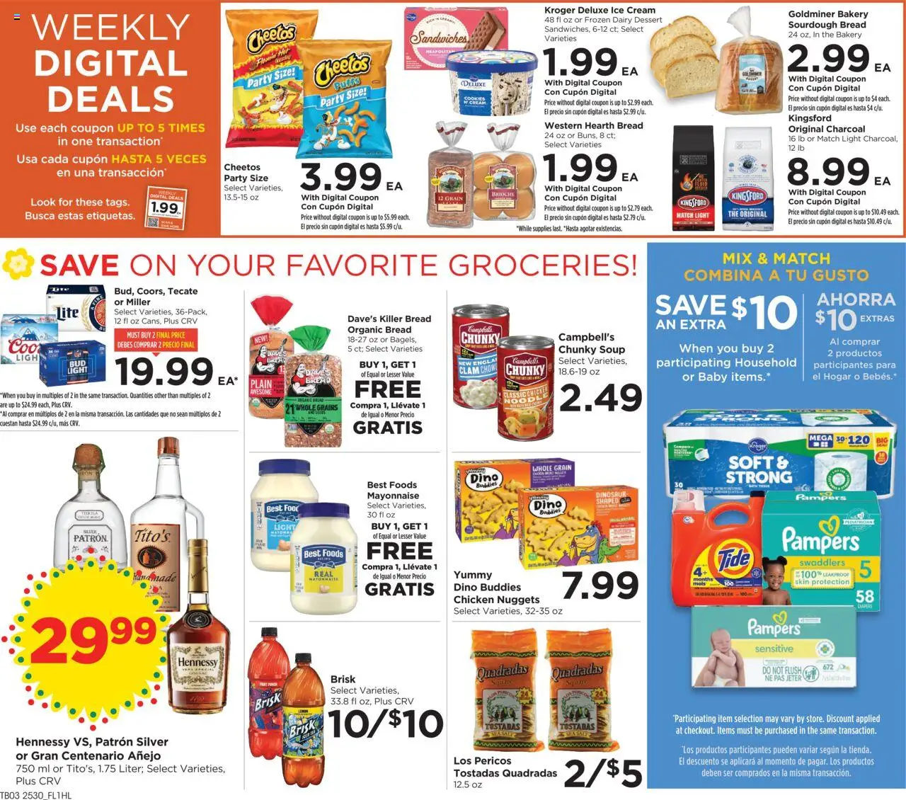 Food 4 Less Weekly Ad - valid from 27.08.2025 | Page: 5 | Products: Bath, Bread, Ice cream, Salt