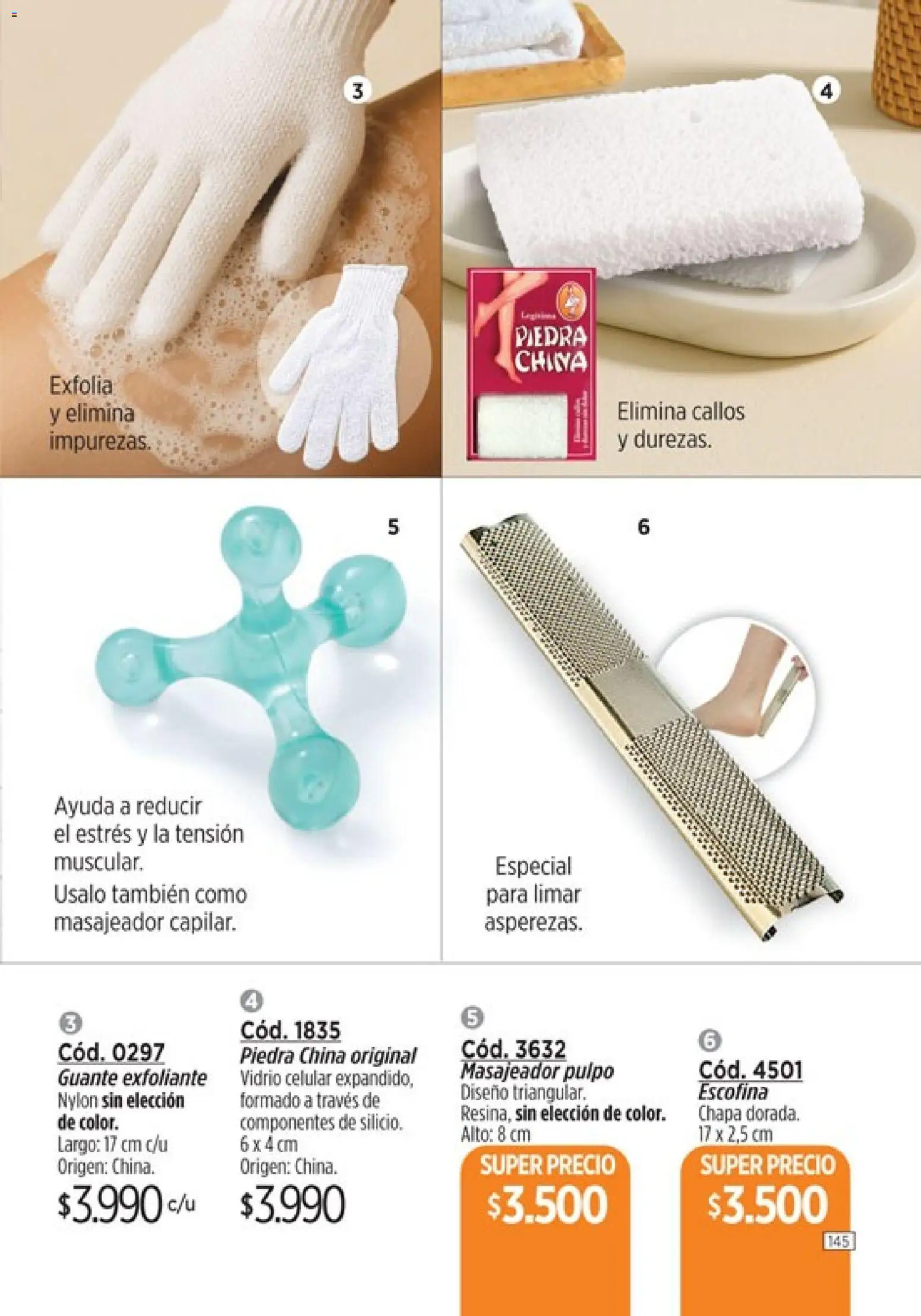 Catálogo Amodil Campaña 1/2026 │ válido desde el 01.01.2026 | Página: 145 | Productos: Chapa, Guante, Guante exfoliante