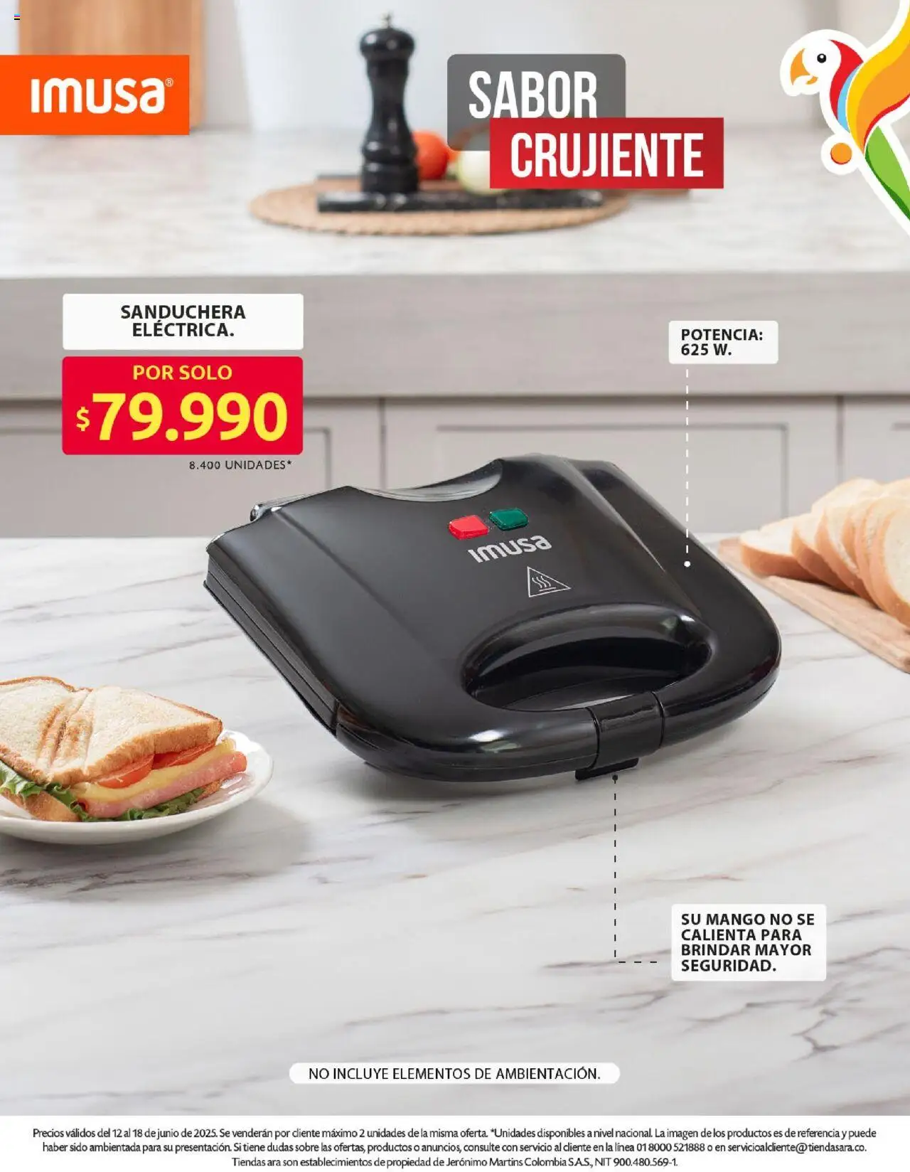 Ara revista - valida desde el 12.06.2025 | Página: 20 | Productos: Sanduchera, Sobre, Mango