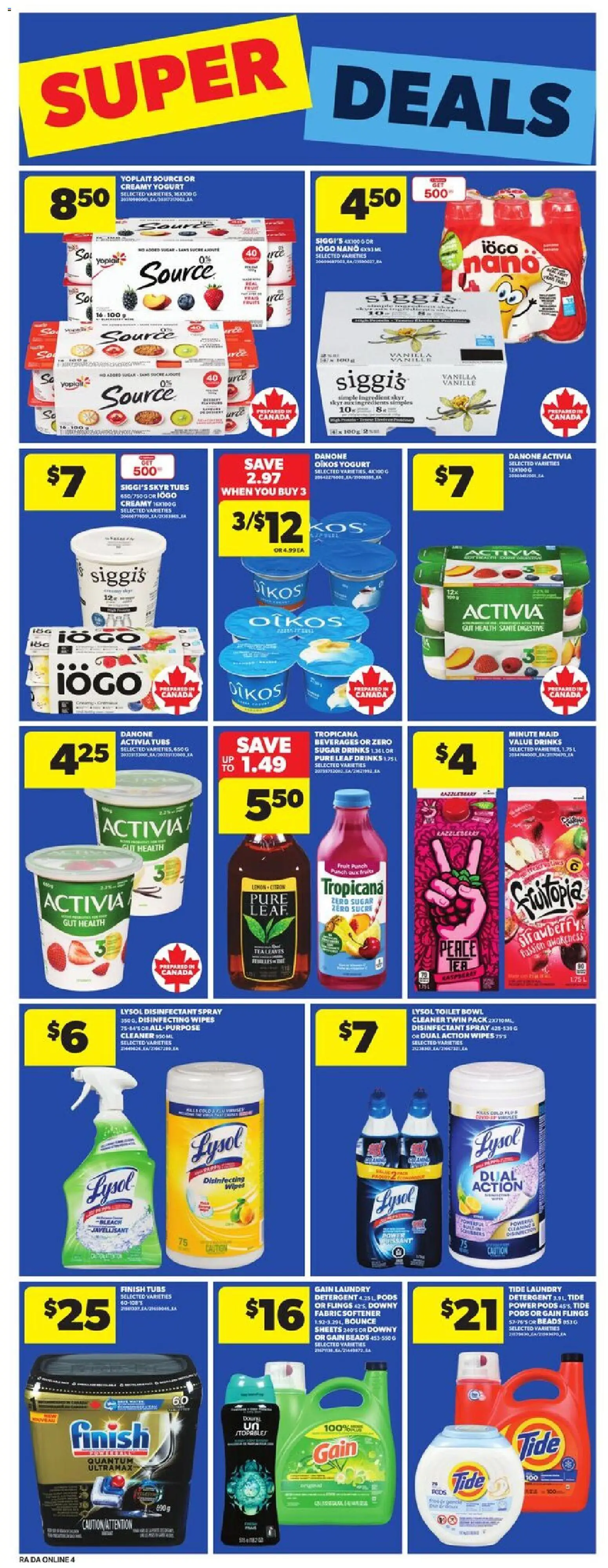 Atlantic Superstore flyer valid from 19.02.2026 | Page: 15 | Products: Fabric softener, Detergent, Yogurt