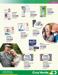 Cruz Verde Descuentos │ válido desde el 01.08.2025 | Página: 13 | Productos: Termómetro, Tensiómetro, Nebulizador, Vitaminas