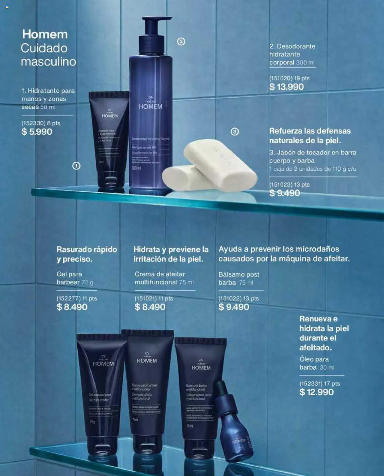 Natura catálogo │ válido desde el 19.07.2025 | Página: 46 | Productos: Bálsamo, Caja, Jabón, Desodorante
