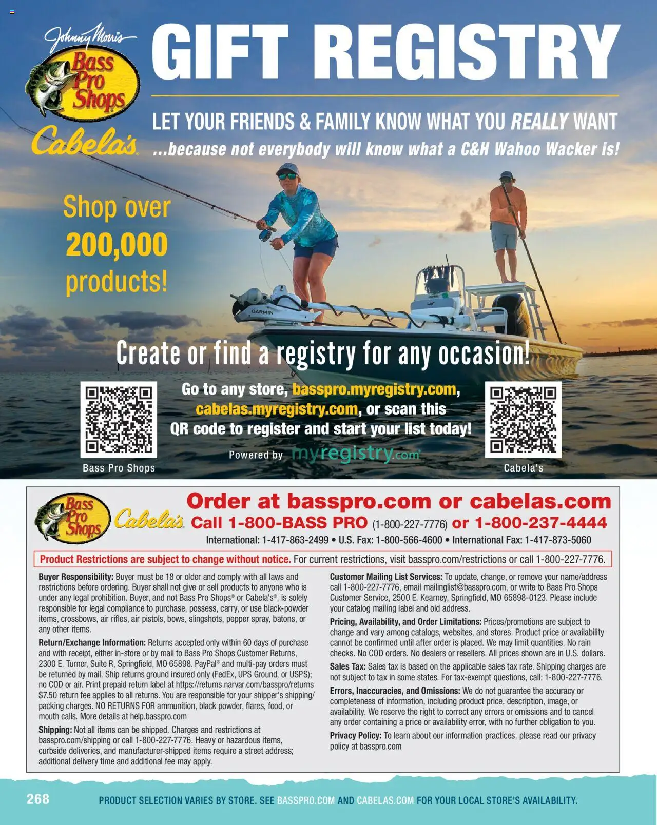 Cabela's Saltwater Specialist 25 - valid from 01.01.2025 | Page: 268 | Products: Pepper, UPS