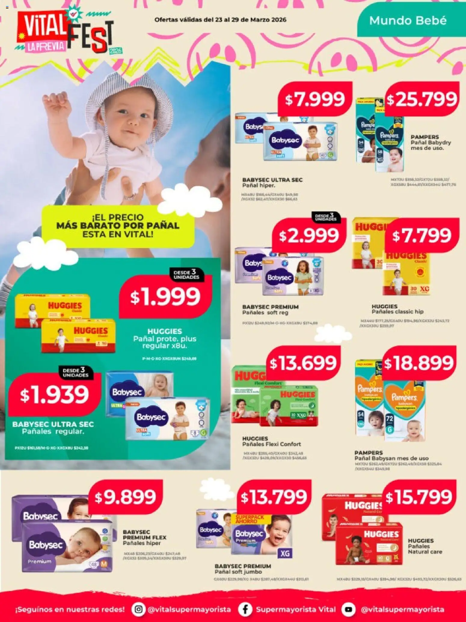 Vital ofertas │ válido desde el 23.03.2026 | Página: 7 | Productos: Pañales