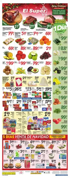 Preview of El Super weekly ads valid from 17.12.2025