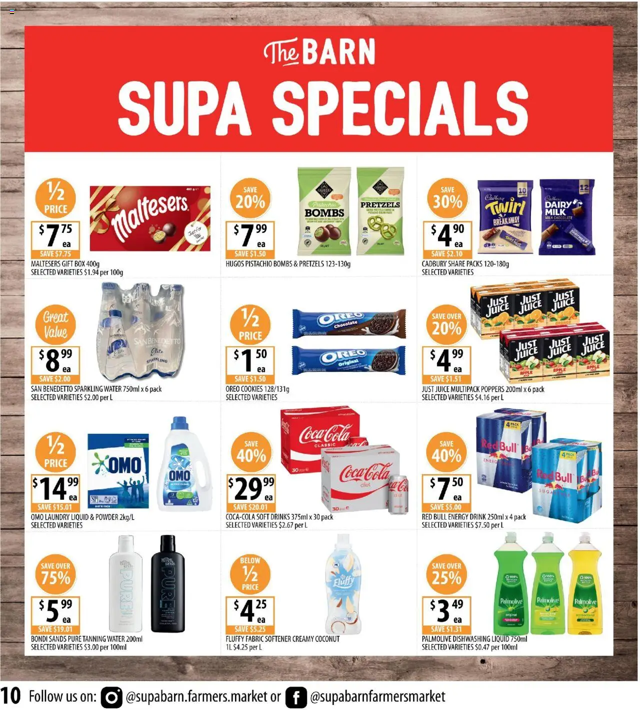 Supabarn catalogue - valid from 13.08.2025 | Page: 10 | Products: Powder, Milk, Fabric softener, Water