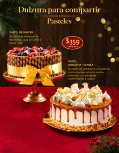 Vista previa de Soriana - Cenas Navideñas Híper Nacional, nuevo folleto de la tienda, válido en México a partir del 05.12.2025 | Página: 22 | Productos: Manzana, Pastel, Chocolate, Manzanas