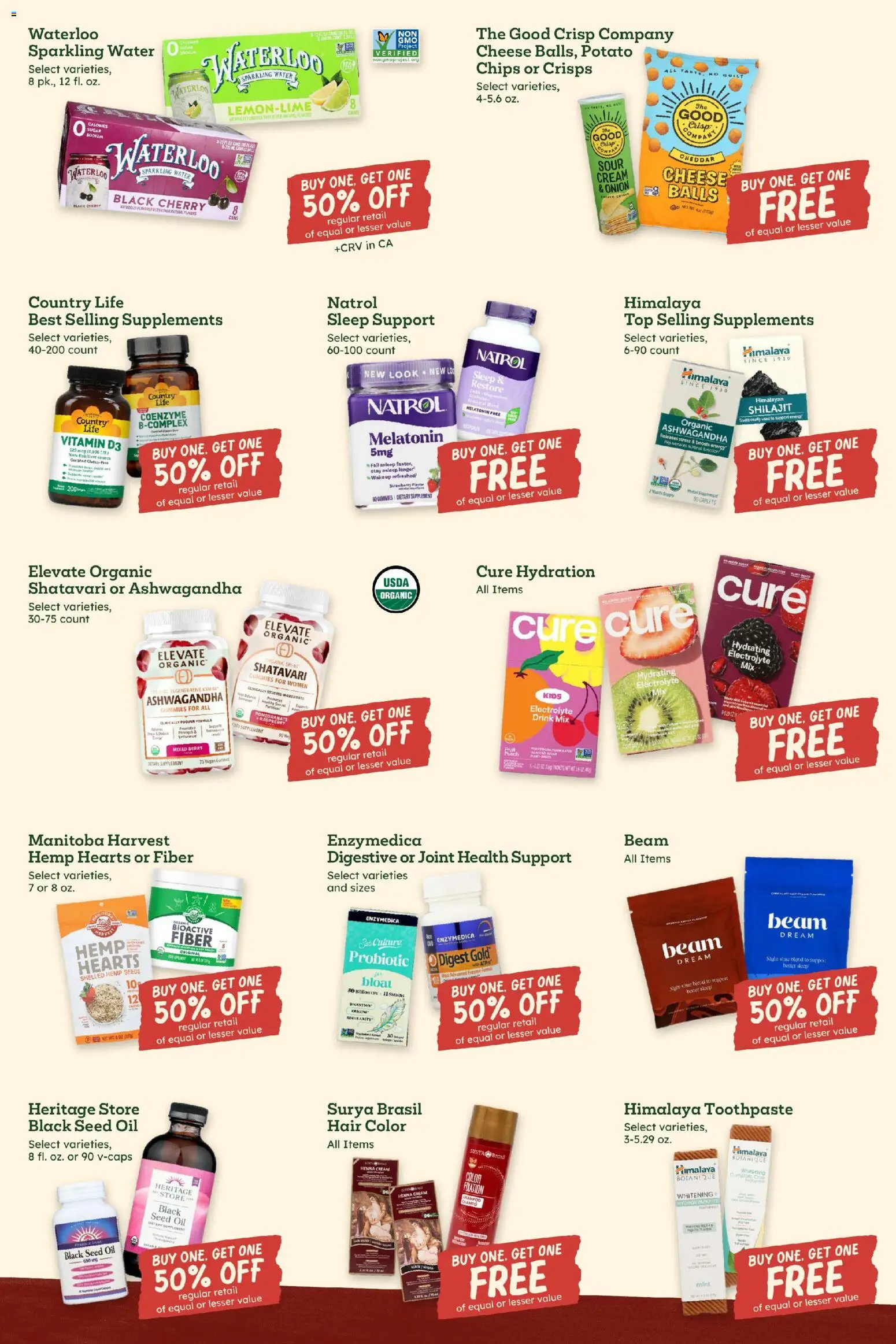 Sprouts Weekly Ad - valid from 28.01.2026 | Page: 7 | Products: Hair color, Cheese, Oil, Raspberry