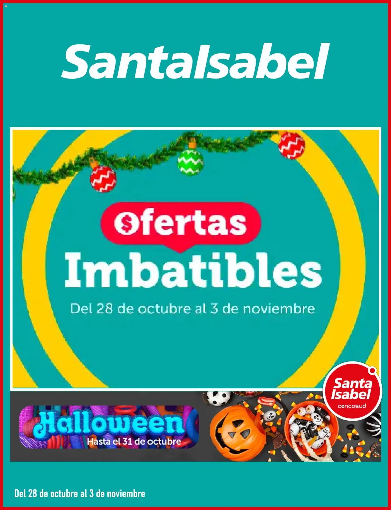 Santa Isabel ofertas  │ válido desde el 28.10.2025 | Página: 1