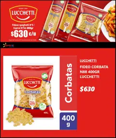 Central Mayorista ofertas  válido desde el 07.01.2026 | Página: 4 | Productos: Corbata, Fideos, Pasta