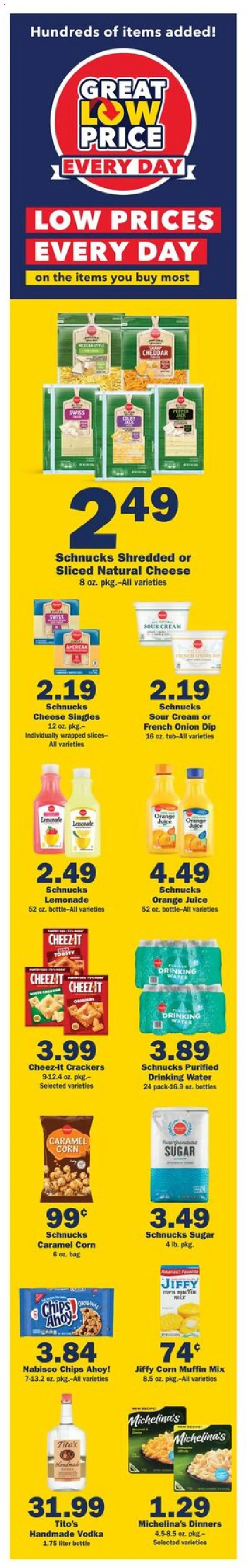 Schnucks Weekly Print Ad - WI - valid from 30.07.2025 | Page: 7 | Products: Chips, Cream, Vodka, Bag