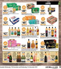 Preview of Supabarn Catalogue  - valid from 17.12.2025 | Page: 11 | Products: Beer, Bourbon, Popcorn, Peach