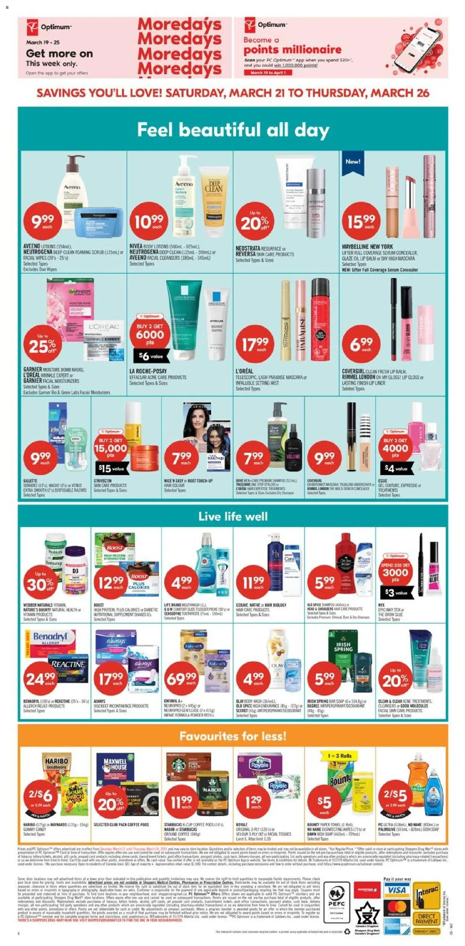 Shoppers weekly flyer / circulaire flyer valid from 20.03.2026 | Page: 17 | Products: PC, Powder, Body wash, Mouthwash