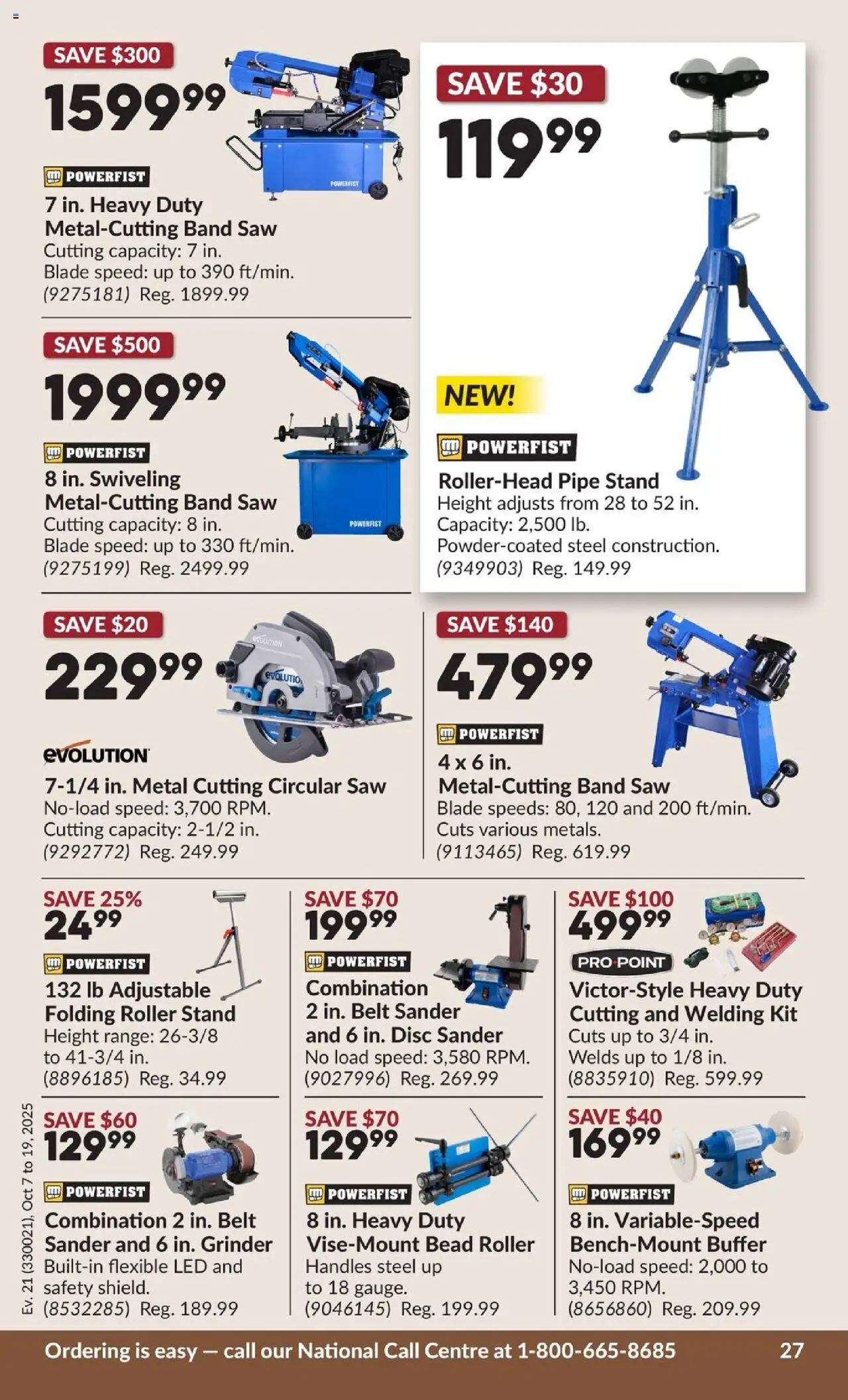 Princess Auto flyer valid from 07.10.2025 | Page: 33 | Products: Belt, Grinder
