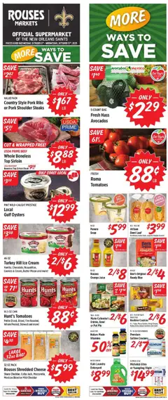 Preview of Rouses weekly ads valid from 08.10.2025