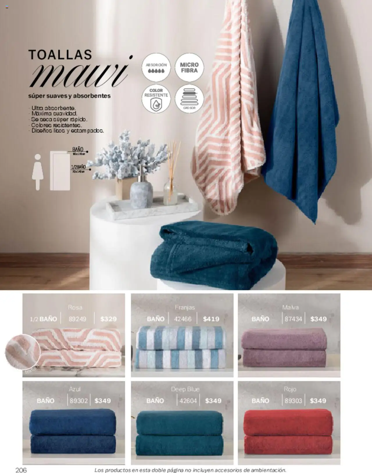 Nuevas ofertas de Vianney válidas en toda la República Mexicana desde el 07.03.2025. ¡Encuentra las mejores ofertas en Vianney catálogo Primavera! | Página: 210 | Productos: Toallas, Baño