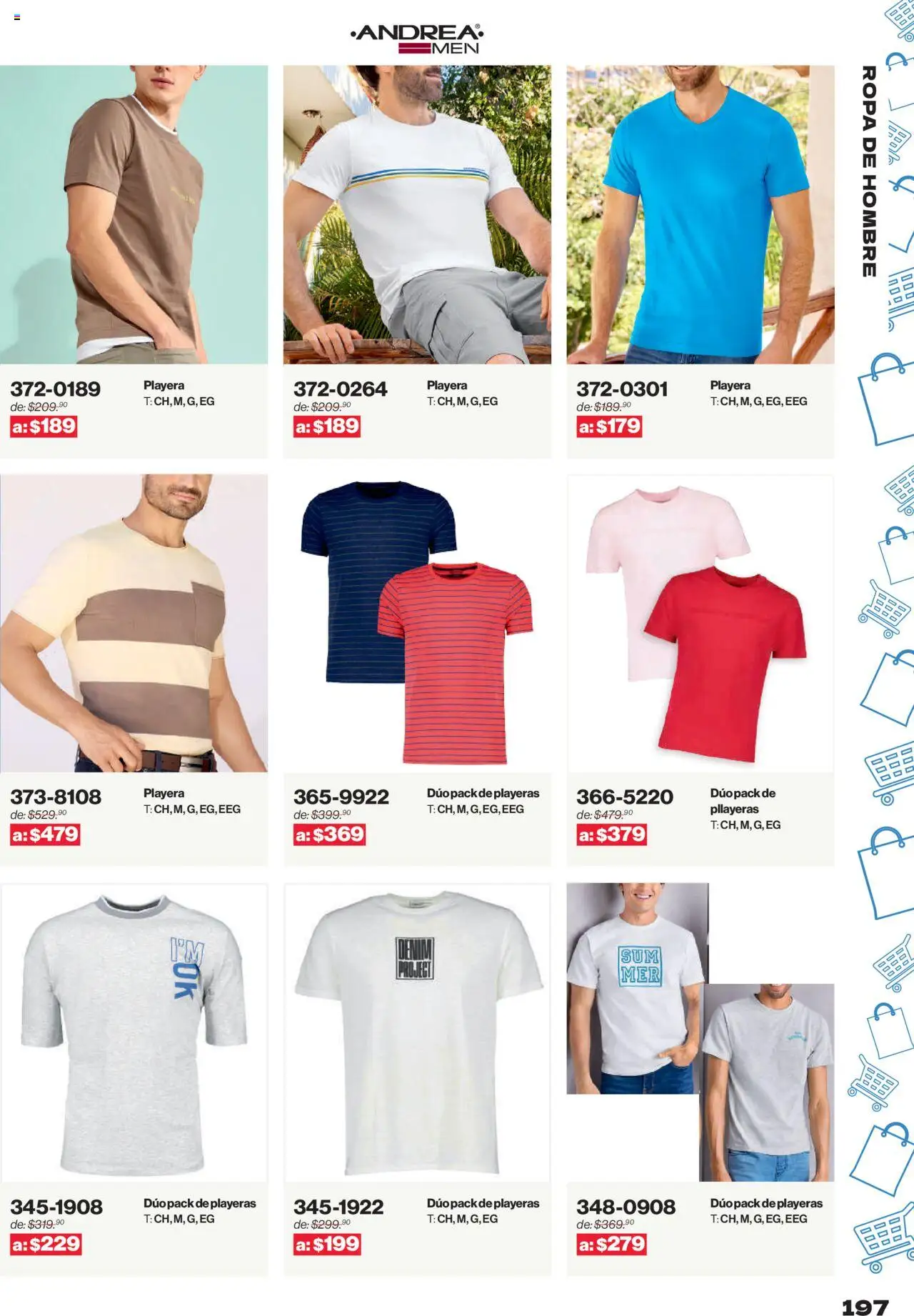 Nuevas ofertas de Andrea válidas en toda la República Mexicana desde el 10.08.2025. ¡Encuentra las mejores ofertas en Andrea - Catálogo Outlet! | Página: 197 | Productos: Ropa, Playera