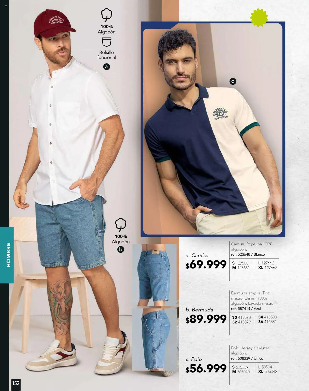 Pacifika revista - valida desde el 16.06.2025 | Página: 170 | Productos: Algodón, Bermuda, Camisa