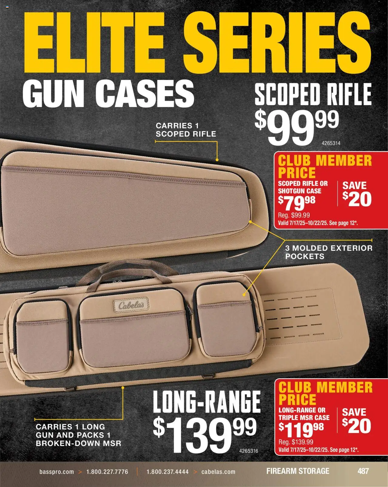 Cabela's Hunting Master 25 - valid from 11.08.2025 | Page: 487 | Products: Shotgun, Case, Gun, Rifle
