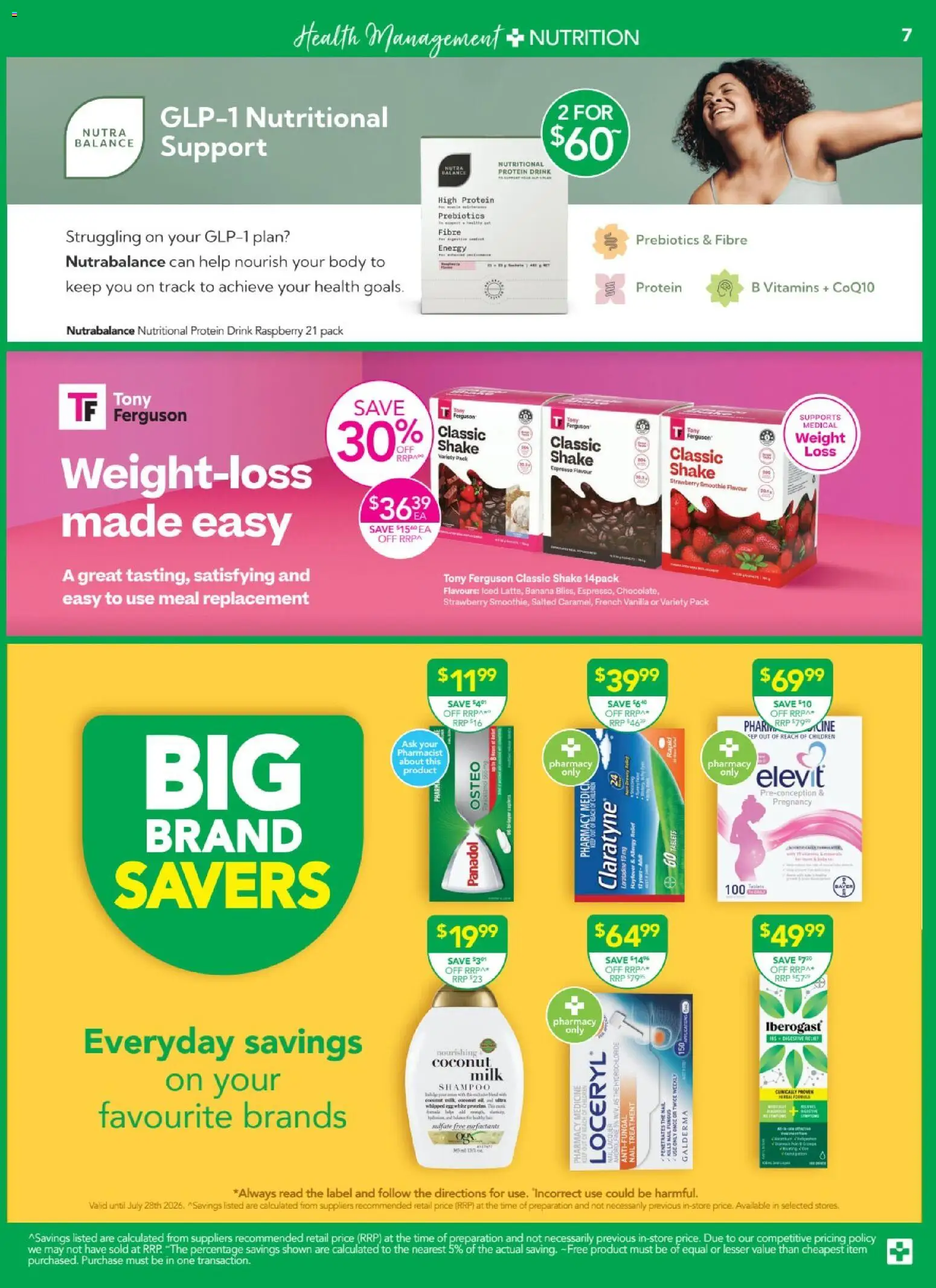 Terry White catalogue - valid from 26.03.2026 | Page: 7 | Products: Milk, Raspberry, Weight, Tablets