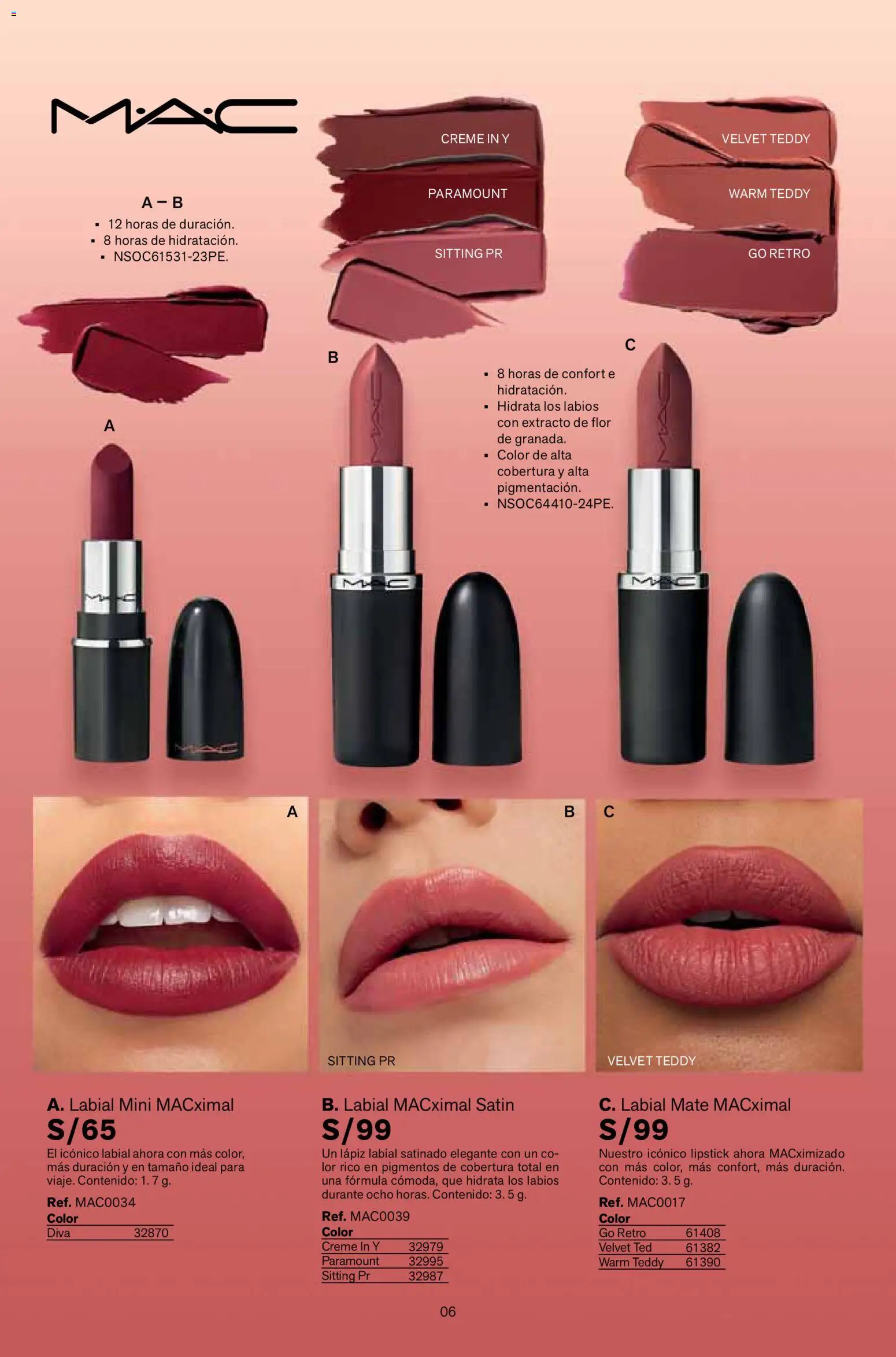 Catálogo Leonisa válido desde 26.12.2025 | Página: 6 | Productos: Lápiz labial