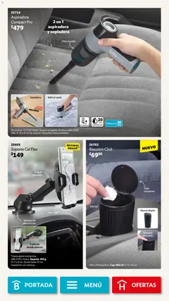 Vista previa de Betterware campaña 4 2026, nuevo folleto de la tienda, válido en México a partir del 30.03.2026 | Página: 106 | Productos: Cable, Aspiradora, Batería