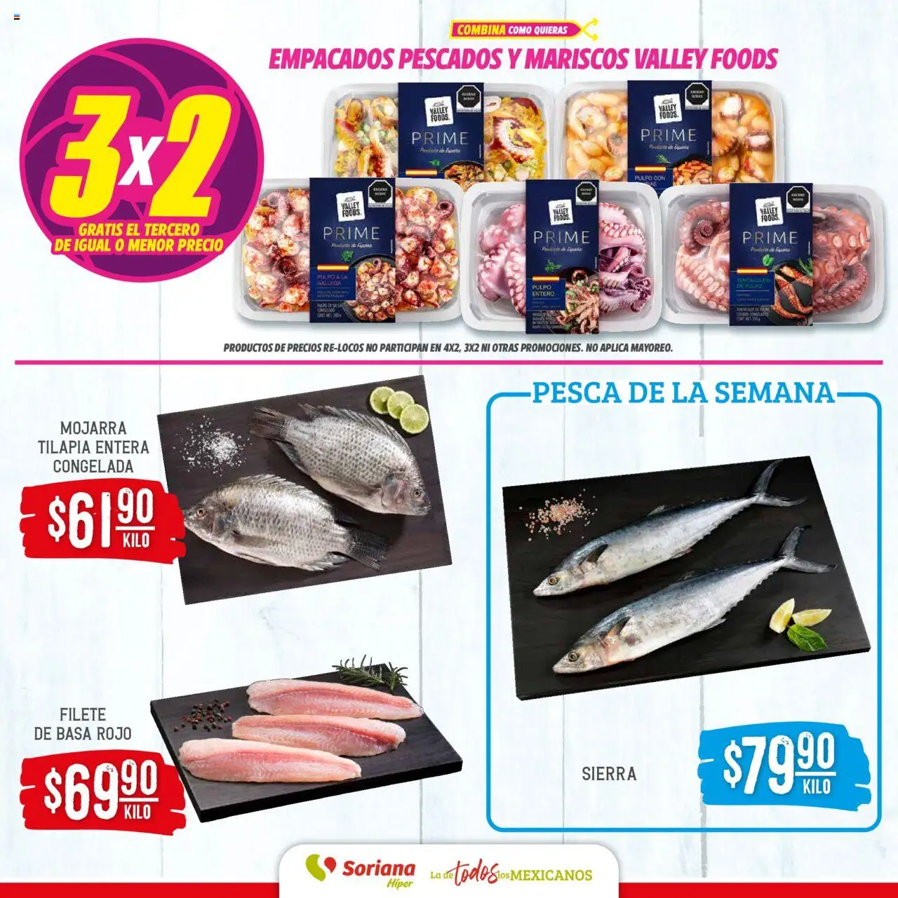 Nuevas ofertas de Soriana válidas en toda la República Mexicana desde el 08.07.2025. ¡Encuentra las mejores ofertas en Soriana - Martes y Miércoles del Campo Híper: Tijuana, Mexicali, Ensenada, San Luis Río Colorado y Tecate! | Página: 5 | Productos: Sierra