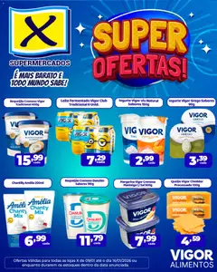 X Supermercados - Ofertas Vigor - Pré-Visualização do folheto da loja X Supermercados, válido de 09.01.2026