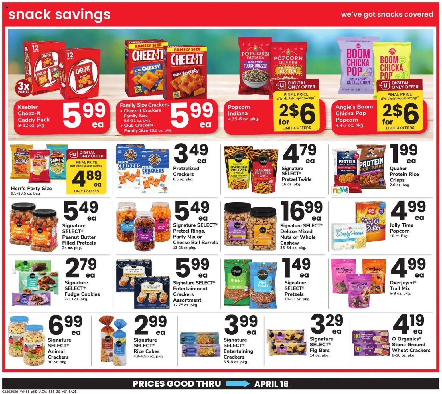 Acme Big Book of Savings - valid from 20.03.2026 | Page: 20 | Products: Cookies, Garlic, Bag, Kettle