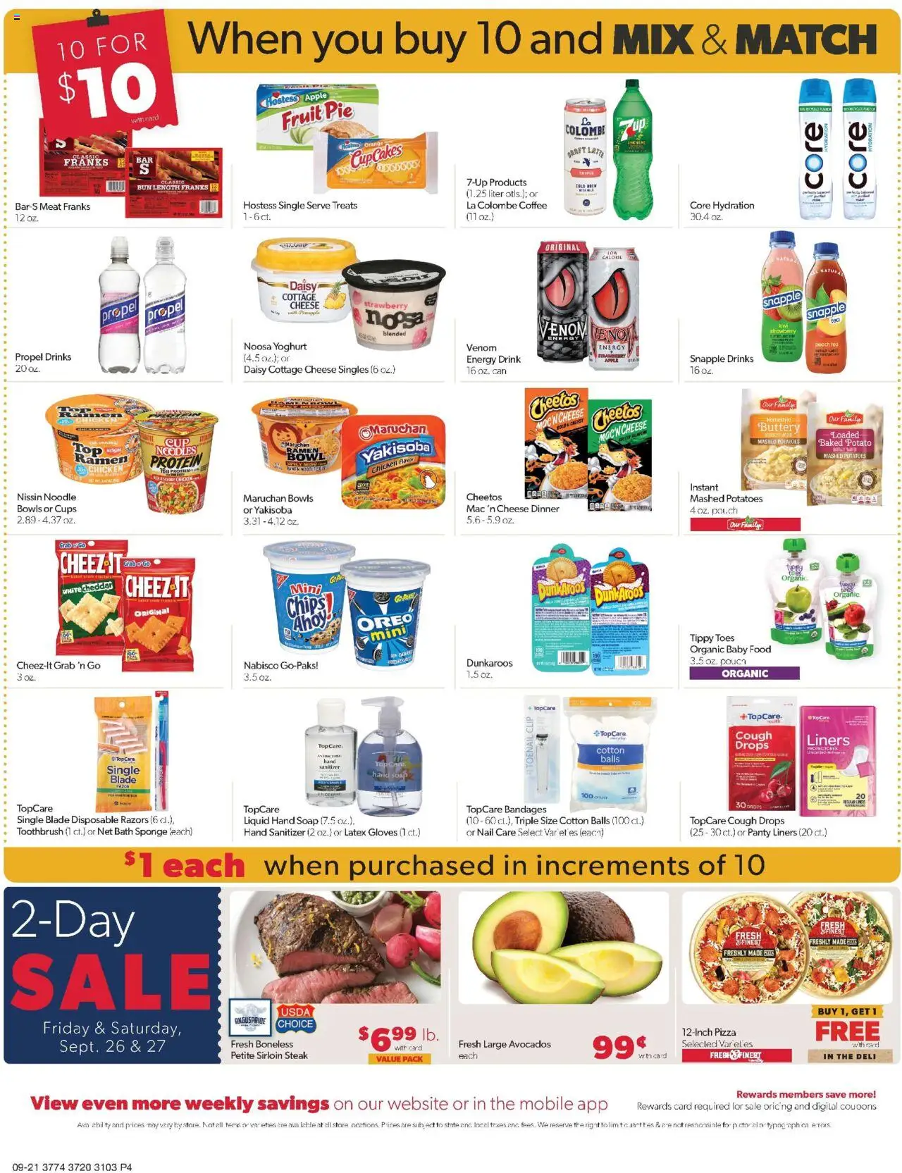 Family Fare Weekly Ad - IA - valid from 21.09.2025 | Page: 4 | Products: Nail, Coffee, Toothbrush, Baby food