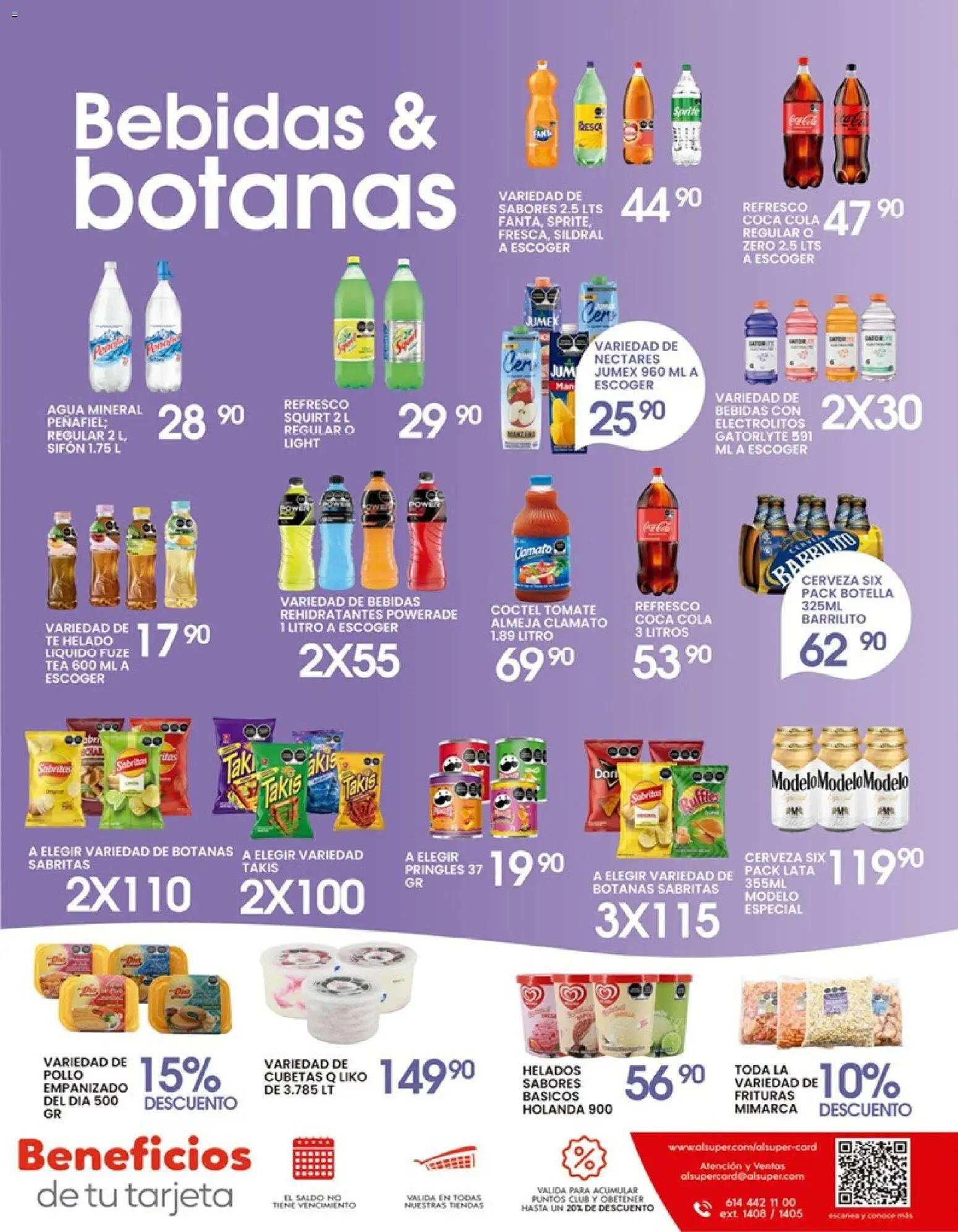 Nuevas ofertas de Alsuper válidas en toda la República Mexicana desde el 24.04.2026. ¡Encuentra las mejores ofertas en Alsuper folleto Calera! | Página: 7 | Productos: Pollo, Tomate, Cerveza, Té