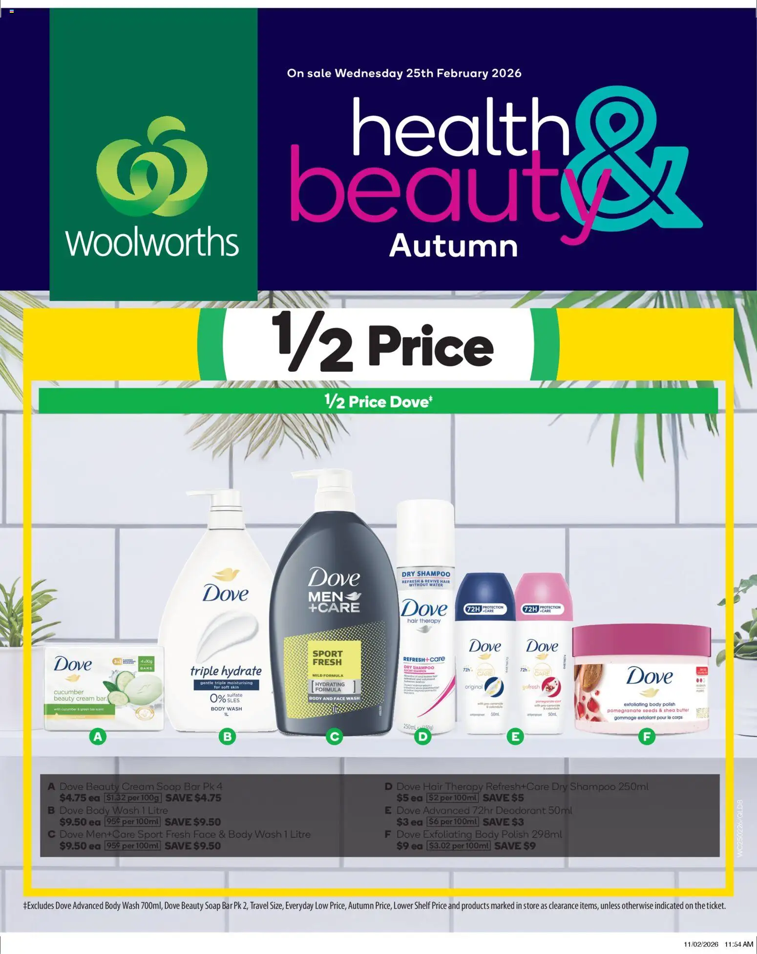 Woolworths catalogue - valid from 25.02.2026 | Page: 2 | Products: Butter, Pomegranate, Seeds, Water