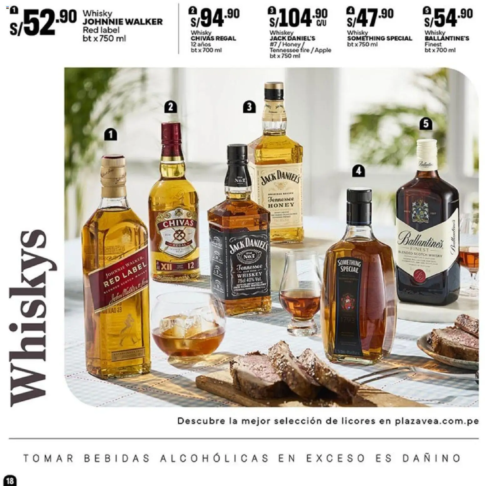 Catálogo Plaza Vea válido desde 16.01.2026 | Página: 18 | Productos: Whisky