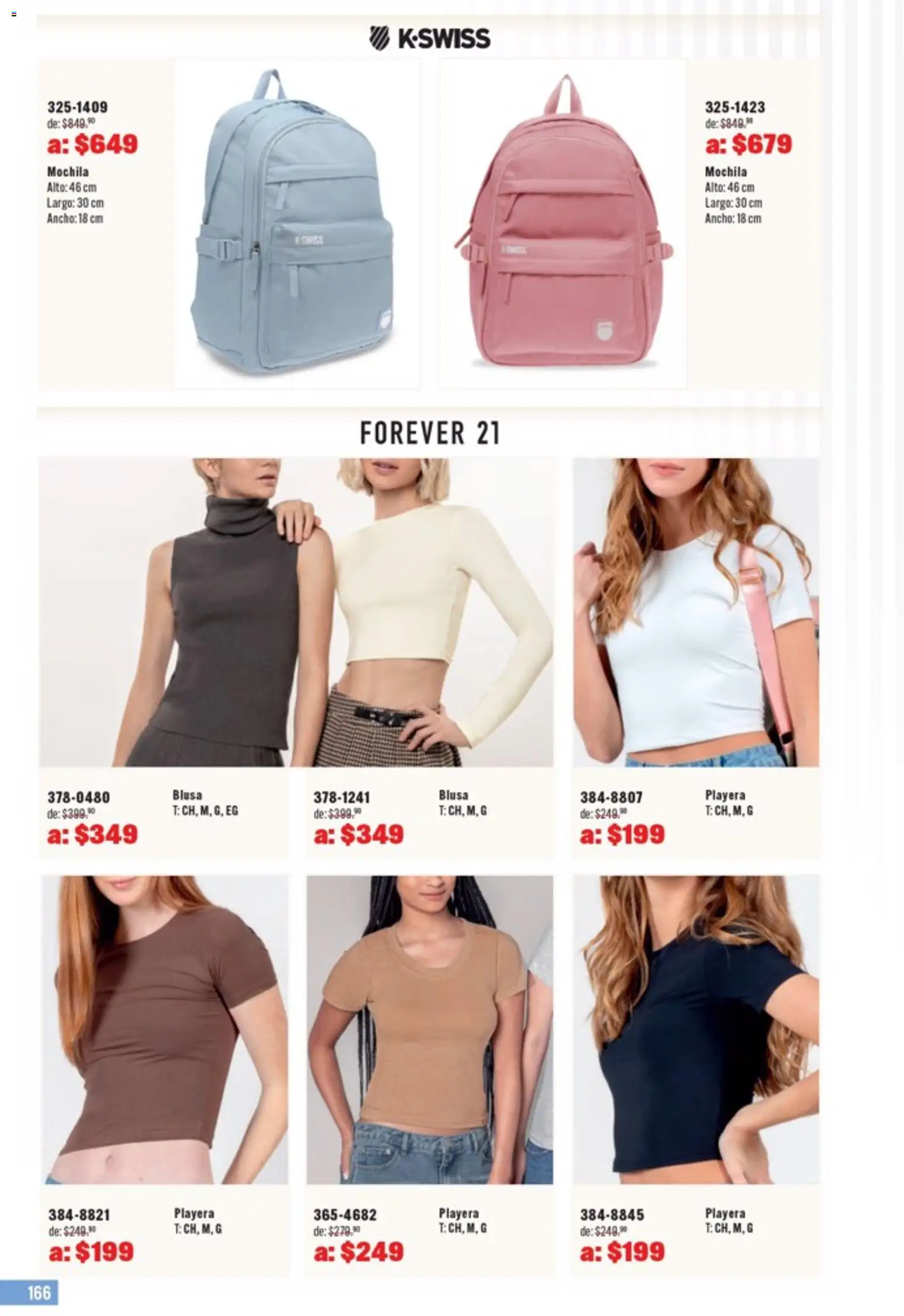 Nuevas ofertas de Andrea válidas en toda la República Mexicana desde el 05.04.2026. ¡Encuentra las mejores ofertas en Andrea catálogo Outlet! | Página: 166 | Productos: Blusa, Mochila, Playera