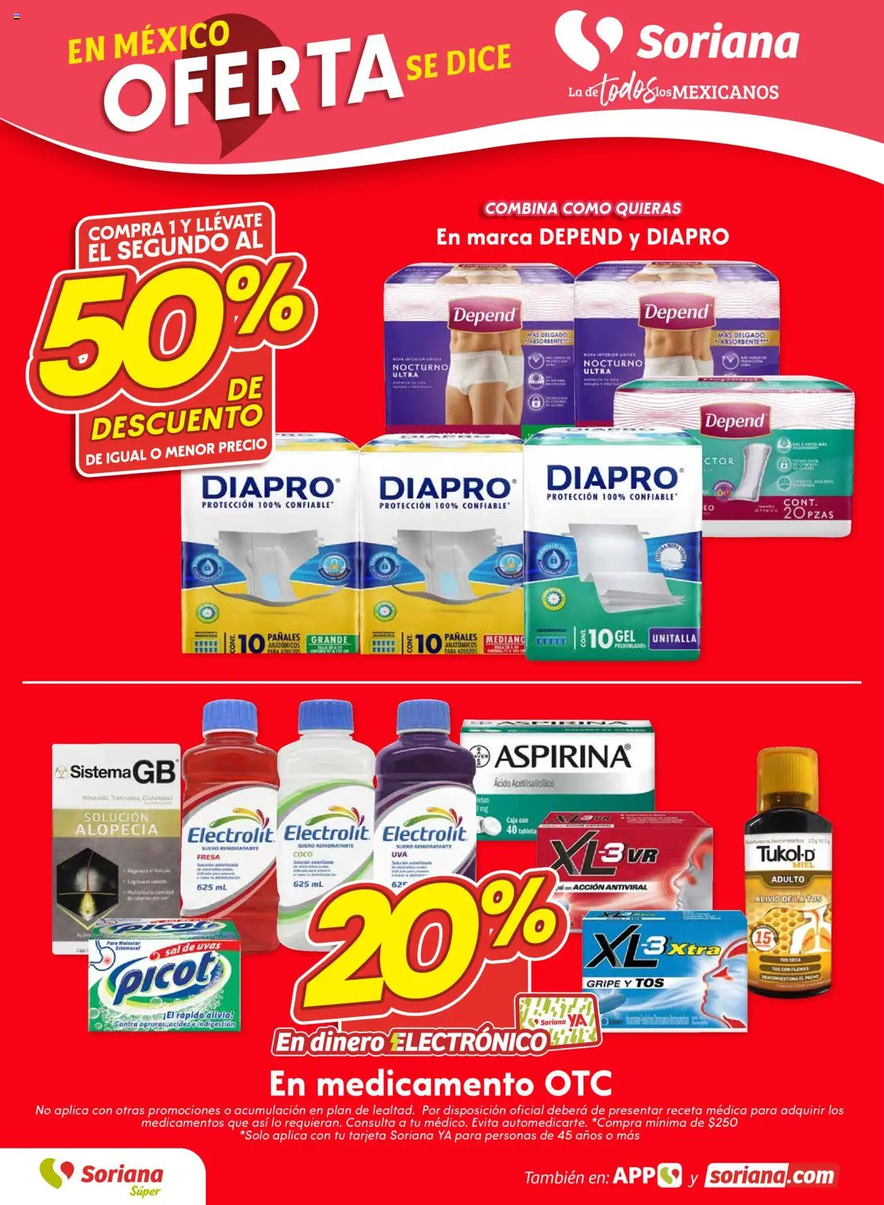 Nuevas ofertas de Soriana válidas en toda la República Mexicana desde el 09.10.2025. ¡Encuentra las mejores ofertas en Soriana - Fin de Semana Súper: Ver, Tab, Chis, Camp, Yuc y Q. Roo! | Página: 6 | Productos: Sal, Pañales, Caja, Tableta