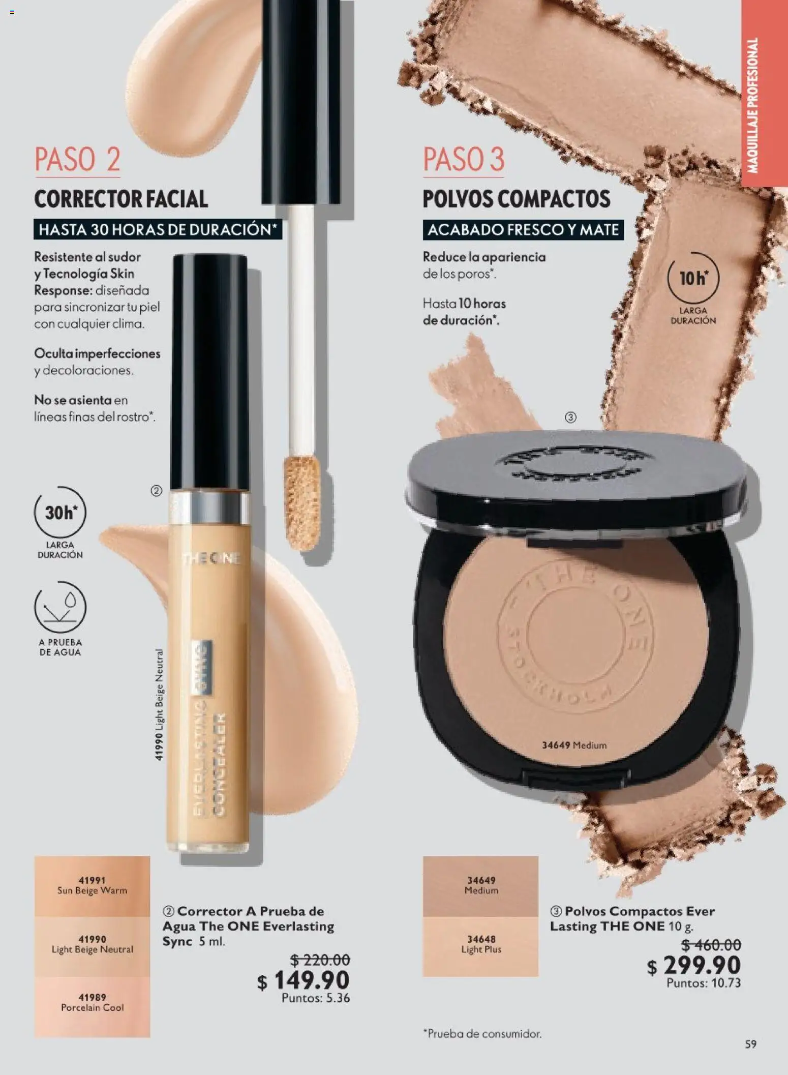 Nuevas ofertas de Oriflame válidas en toda la República Mexicana desde el 18.04.2026. ¡Encuentra las mejores ofertas en Oriflame campaña 6 2026! | Página: 59 | Productos: Agua, Mate, Maquillaje, Corrector