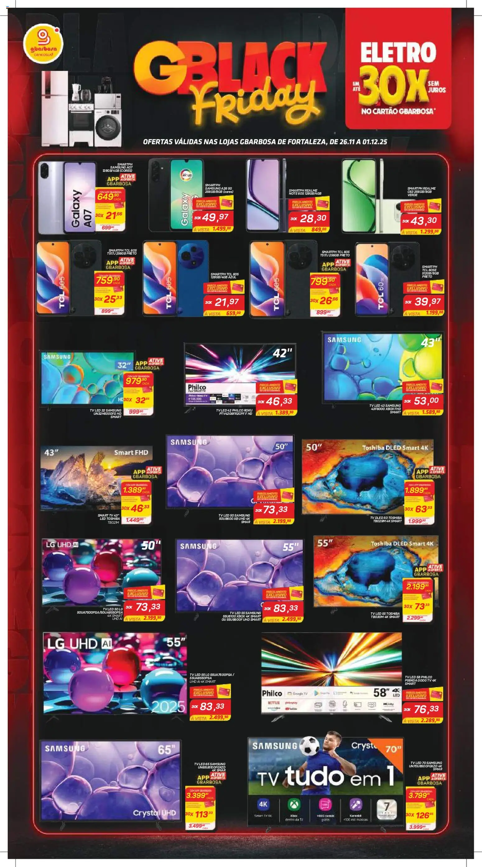 Gbarbosa Folheto - válido de 26.11.2025 | Página: 1 | Produtos: smart TV, Tv, Xbox