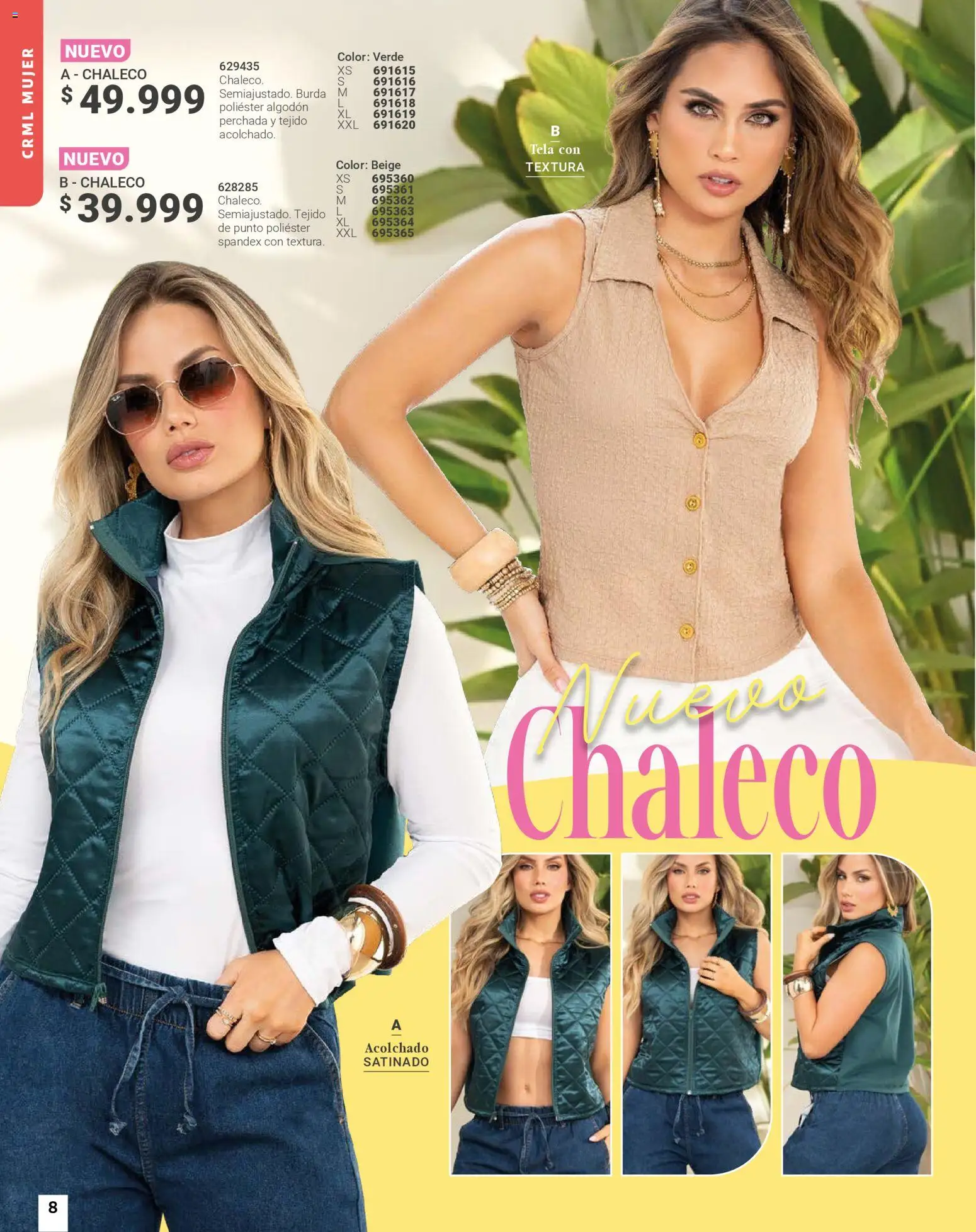 Carmel revista - valida desde el 01.01.2026 | Página: 8 | Productos: Algodón, Chaleco